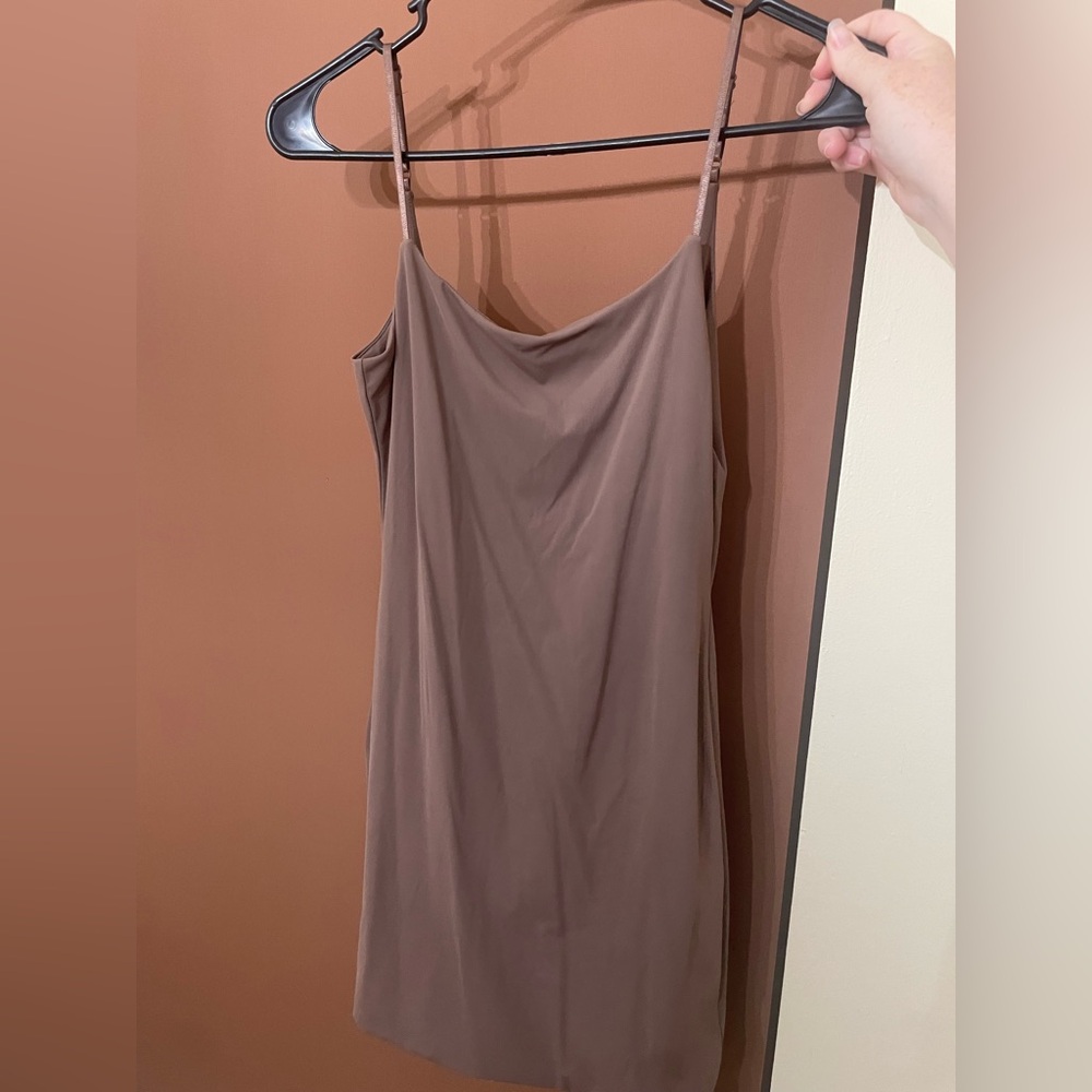 Zara Brown seamless dress